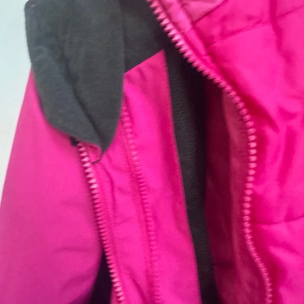 The North Face Girls Large 14/16 Kids Pink and Black TriClimate System Jacket